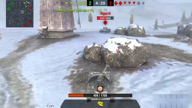WOT BLITZ - WT auf Pz.lV Вафля может 7к урона смотреть онлайн