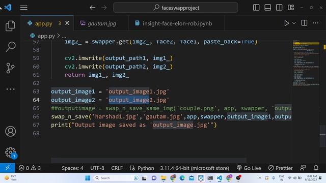 Python 3 Face Swapping Script to Swap Faces in Photos Using DeepFake AI & InsightFace Library смотреть онлайн