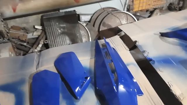 покраска скутера 120гр краски! смотреть онлайн