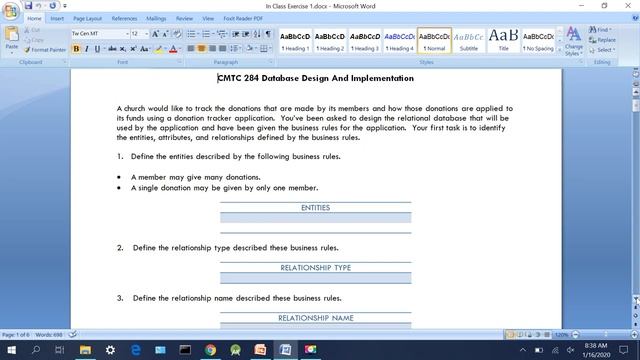 CMTC 284 - Data Models смотреть онлайн