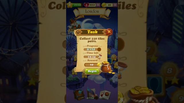 Offline Mahjong: Magic Islands - game-play #2 - London Island смотреть онлайн