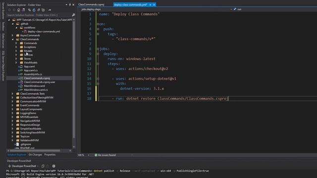 Publishing/Deploying WPF Applications (feat. GitHub Actions) - EASY WPF (.NET Core) смотреть онлайн