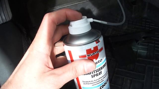 Очистка кондиционера Mercedes W210 cleaning air conditioner смотреть онлайн