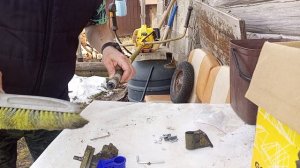 замена защитного кожуха на три мере HUNTER и запуск после зимы