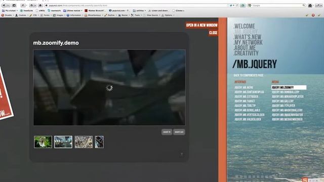mb.Zoomify. A usefull jQuery plugin to zoom your images смотреть онлайн