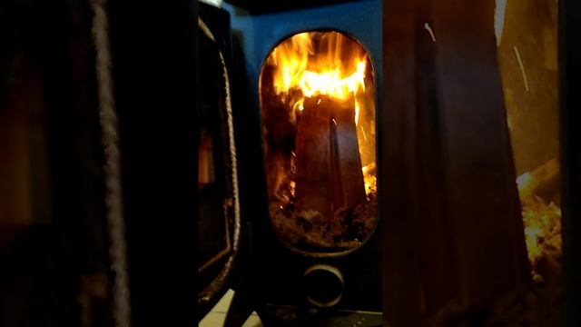 Печь огонь батарея 9. Работа пламя отбойника. смотреть онлайн