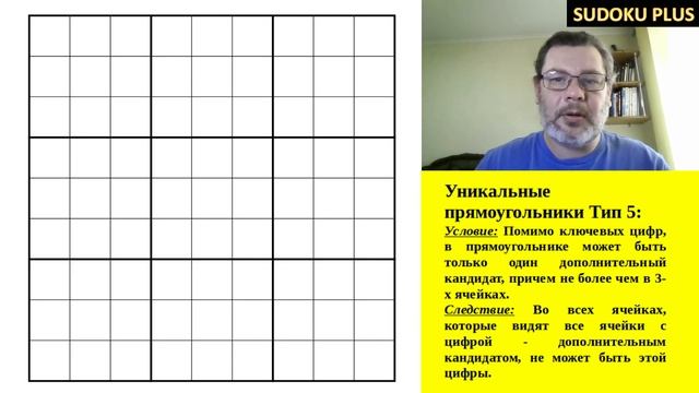 Стратегия Уникальный прямоугольник (Unique rectangle). Часть 3 смотреть онлайн