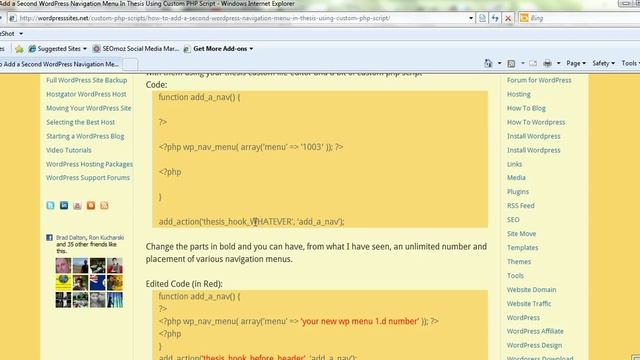 How To Add a Second WordPress Nav Menu In Thesis Using Custom PHP смотреть онлайн