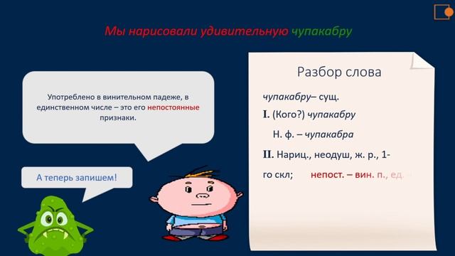 РУССКИЙ ЯЗЫК. Морфологический разбор имени существительного смотреть онлайн