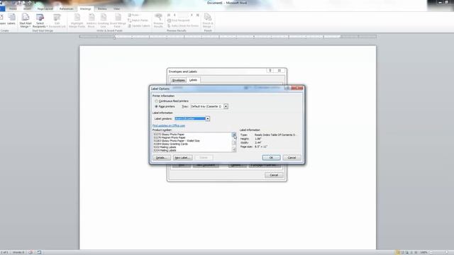 How to create labels in Word смотреть онлайн