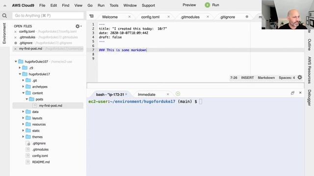 Learn to deploy a statically hosted website with Hugo, AWS S3 and Code Build смотреть онлайн