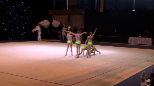 Чемпионат Украины по художественной гимнастике 1-5.11.2016.2005 г.р.Киев1,Б.П.. смотреть онлайн