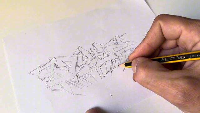 ?? Tutorial de Graffiti :Como dibujar letras WILDSTYLE #graffiti смотреть онлайн