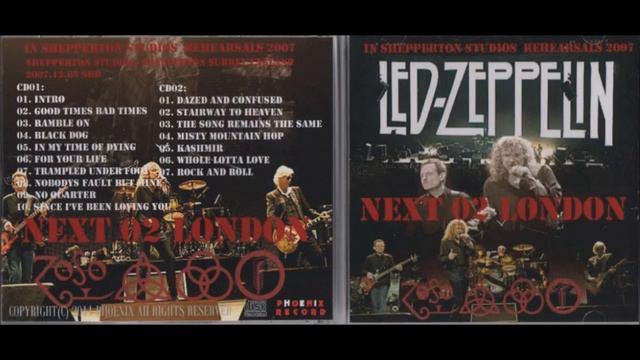 Led Zeppelin 314 5/12/2007 Studios Rehearsals смотреть онлайн
