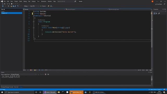 How to install OpenTK for Visual Studio 2019 смотреть онлайн