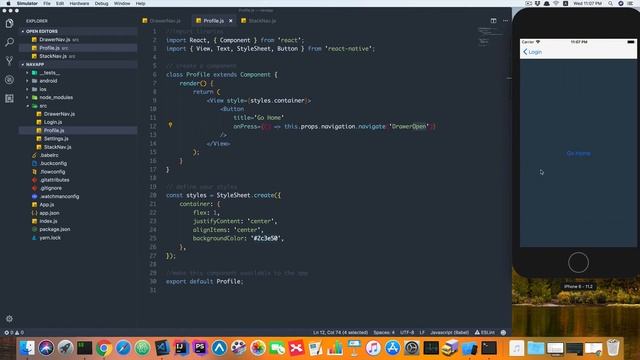React Navigation How to use Nested Navigators - Arabic [بالعربي] смотреть онлайн