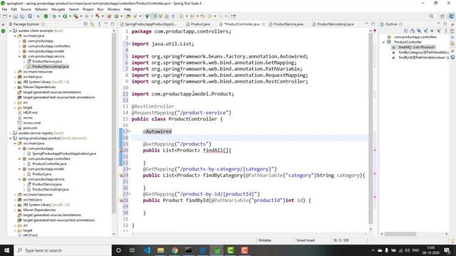 Spring Microservices - Create and Register a Microservice смотреть онлайн