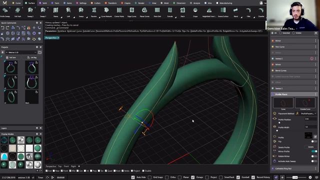 How To Create A Cathedral Solitaire Ring - MatrixGold Tutorial смотреть онлайн