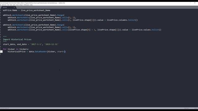 Export Stock Information and Price To Excel | Python For Finance смотреть онлайн