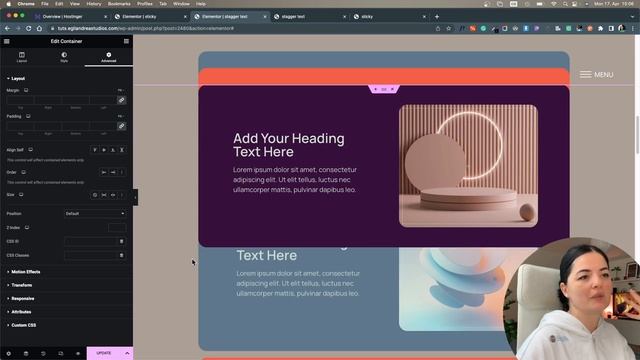 STACKING CONTAINERS ON SCROLL - Elementor Wordpress Tutorial Flex Container смотреть онлайн