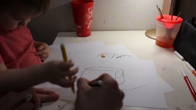 Рисуем Пожарную Машину!/ Drawing a fire truck!!! WOW! смотреть онлайн