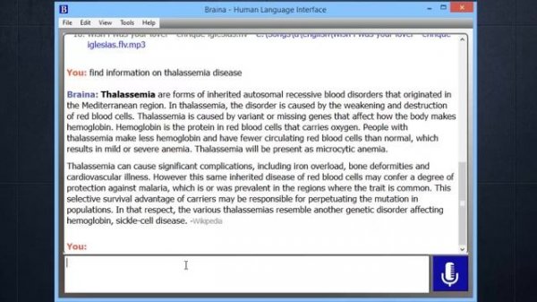 Braina: Artificially Intelligent Assistant Software for Windows PC