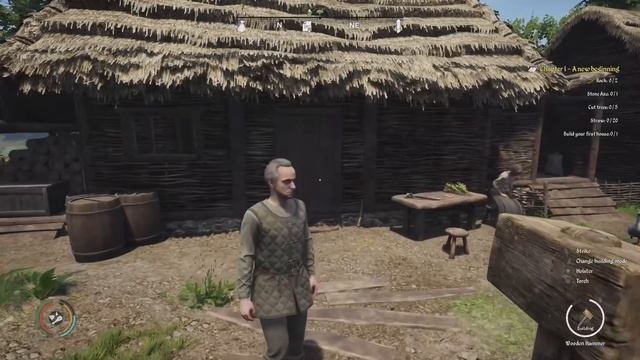 MEDIEVAL SURVIVAL - First Gameplay! Building Our First Home In Medieval Dynasty смотреть онлайн