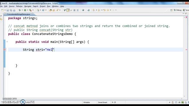 How to concatenate two Strings in java? смотреть онлайн