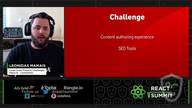 Large Scale Projects Challenges (NextJS - Contentful) – Leonidas Mamais, React Summit 2022 смотреть онлайн
