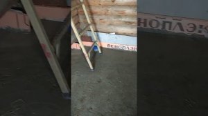 Бетонный пол в бане по грунту