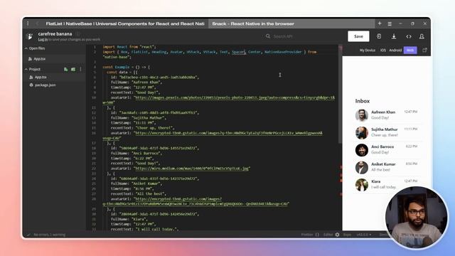 Build react native on web | Expo Snack смотреть онлайн