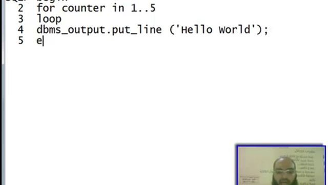 70- Oracle PL SQL Loops - For Loop تعليم أوراكل смотреть онлайн