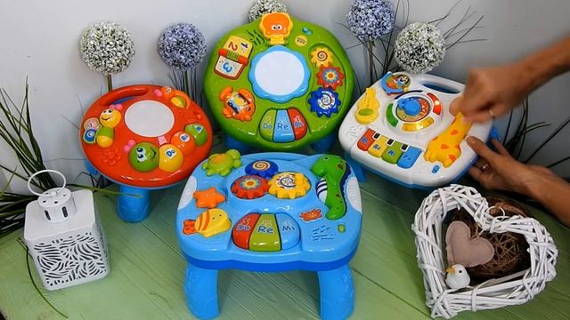 Видеообзор Музыкальных Столиков с ярким дизайном и светозвуковыми эффектами от Умничек ТОЙС смотреть онлайн