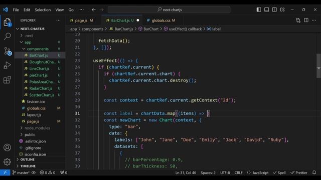Chart js with Next js #7 - Fetching Data from API using Fetch and Axios смотреть онлайн