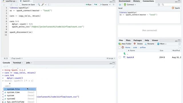 Using Spark with Airflow in R смотреть онлайн