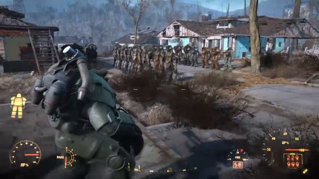 Fallout 4- броня Х-01 на паладине Дансе ( как переодеть паладина данса) iegres tv смотреть онлайн