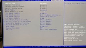 Настройка  Биоса в Моноблоке Acer Aspire C22-860 для установки windows c флешки