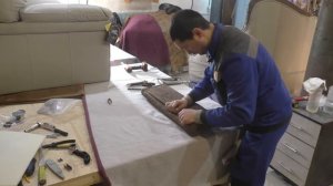 Как починить подлокотник дивана | How to fix the armrest of the sofa