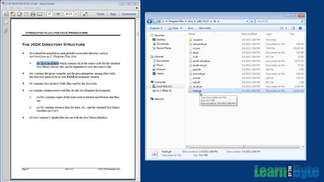 Intro to Java Training Course - Chapter 2 - The JSDK Directory Structure смотреть онлайн