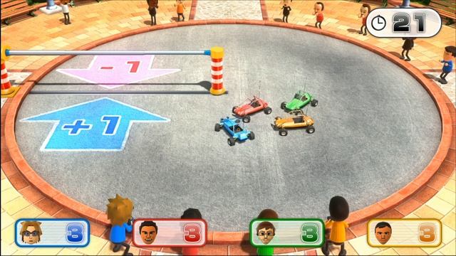 Wii Party U Minigames - Tokuda Vs Daisuke Vs William Vs Bo-Jia (Master Difficulty) смотреть онлайн
