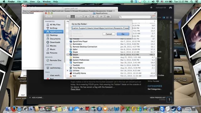 How to fix Assassin's Creed Brotherhood quit unexpectedly error on a mac for Steam downloads ONLY!! смотреть онлайн
