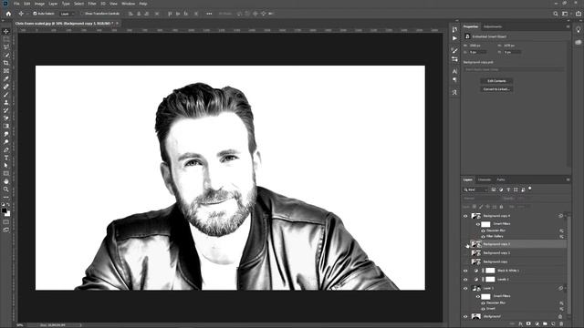 How to Turn a Photo into Sketch Effect in Photoshop | Pixel Image смотреть онлайн