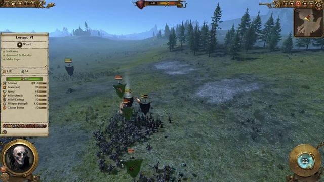 Warhammer : Total War - Multiplayer Battle - Vampires vs Greenskins смотреть онлайн