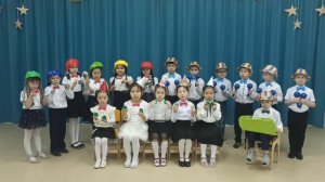 Детский оркестр "Веселые ритмы" подготовительная группа