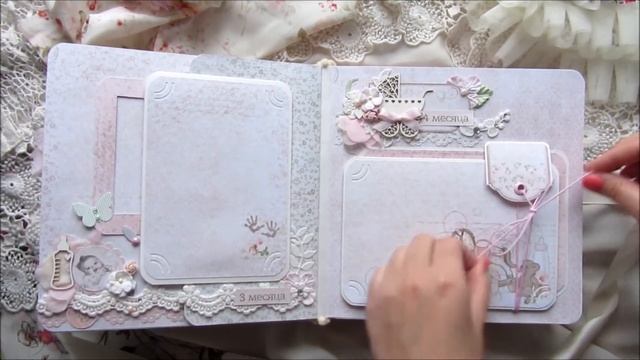 Скрапбукинг. Шебби фотоальбом для маленькой принцессы смотреть онлайн