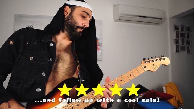 Blinding Lights Rock Guitar смотреть онлайн
