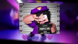 «Purple Girl»(I'm psycho)💜 - ZAMination (Speed up)