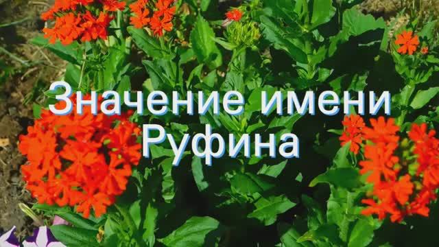 Значение имени Руфина. Толкование, судьба, характер смотреть онлайн