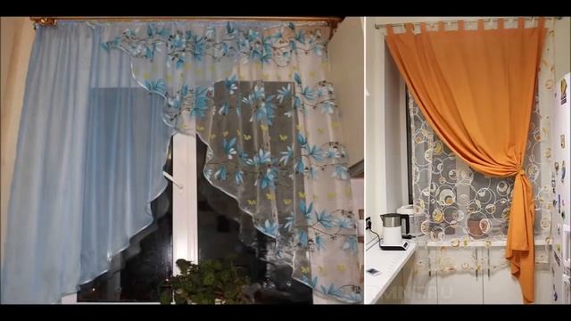 Современные шторы на кухню Фото идеи смотреть онлайн