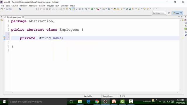 What Is Abstraction In Java With Practical Examples part 1 | Java Training Videos | H2k infosys смотреть онлайн